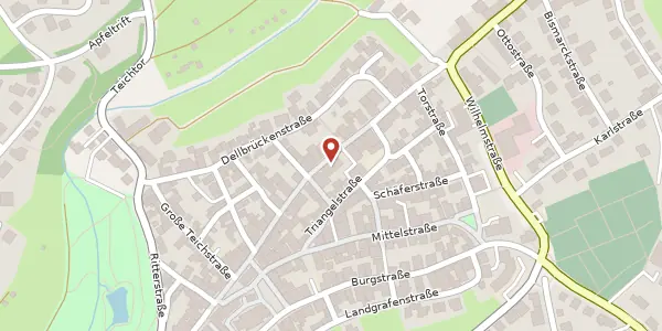 Karte der Umgebung von Schützeberger Straße 36, 34466 Wolfhagen