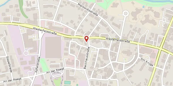 Karte der Umgebung von Beckhausstr. 261, 33611 Bielefeld