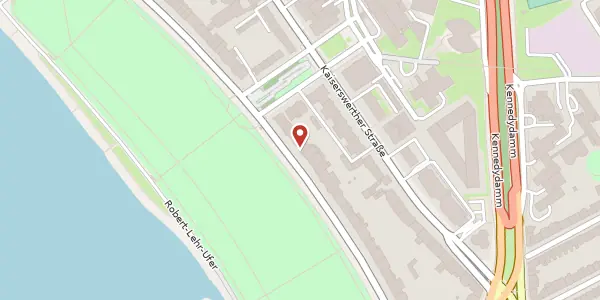Karte der Umgebung von Cecilienallee 42, 40474 Düsseldorf