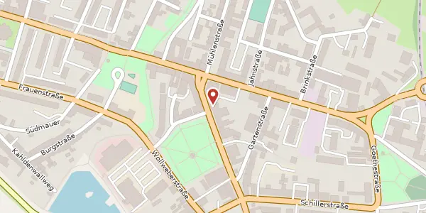 Karte der Umgebung von Treptower Straße 27, 17109 Demmin
