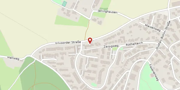 Karte der Umgebung von Vilvoorderstr. 28, 58256 Ennepetal