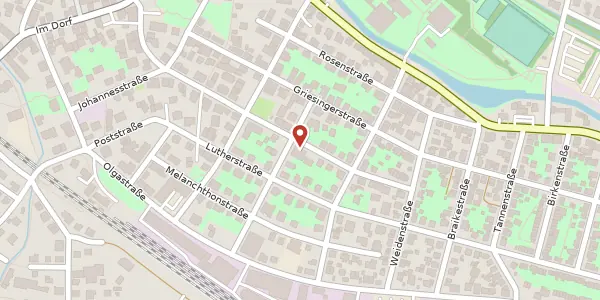 Karte der Umgebung von Auwiesenstraße 30, 72770 Reutlingen