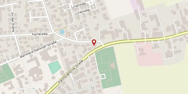 Karte der Umgebung von Isernhagener Straße 1, 30916 Isernhagen