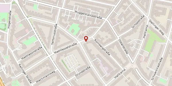 Karte der Umgebung von Methfesselstraße 38, 20257 Hamburg