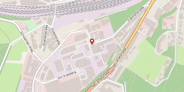 Karte der Umgebung von Viehhofstr. 117, 42117 Wuppertal