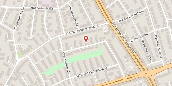 Karte der Umgebung von Fontanestr. 100, 60431 Frankfurt