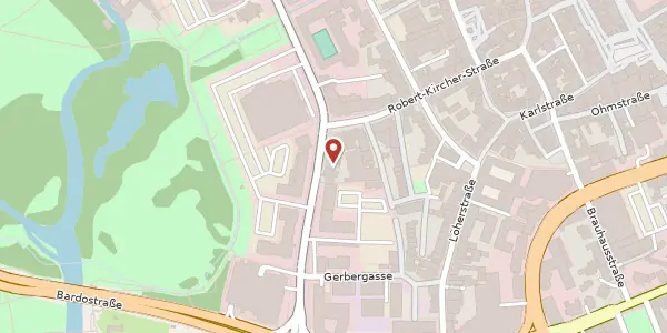 Karte der Umgebung von Am Rosengarten 14, 36037 Fulda