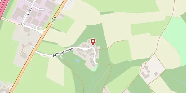 Karte der Umgebung von Bellinghausen 11, 51399 Burscheid