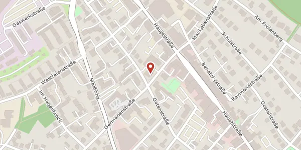Karte der Umgebung von Germanenstr. 10, 33647 Bielefeld