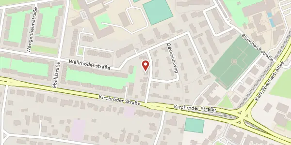 Karte der Umgebung von Scharnikaustraße 6, 30625 Hannover