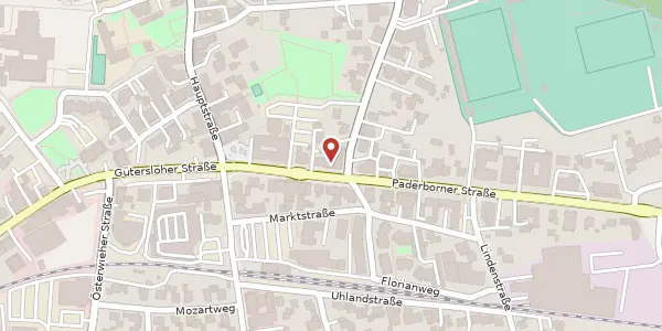 Karte der Umgebung von Paderborner Str. 15, 33415 Verl