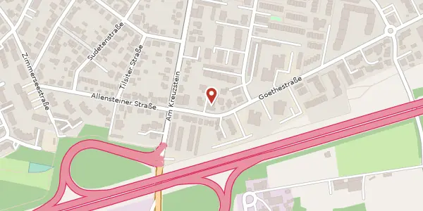 Karte der Umgebung von Goethestr. 144, 63477 Maintal