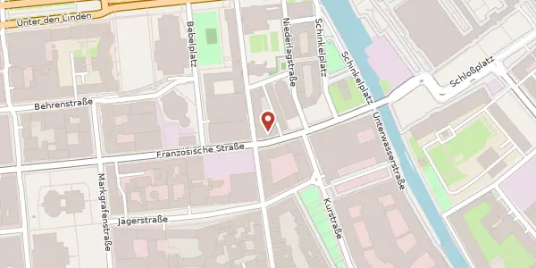 Karte der Umgebung von Werderscher Markt 12, 10117 Berlin