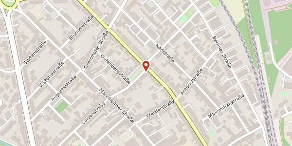 Karte der Umgebung von Heckerstraße 18, 68723 Schwetzingen