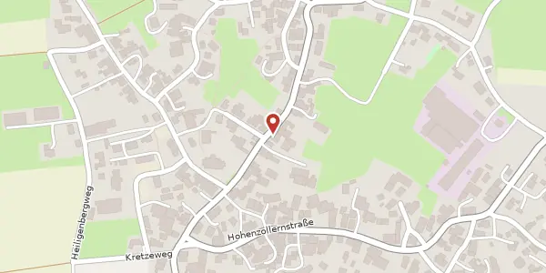 Karte der Umgebung von Gammertinger Straße 18, 72513 Hettingen