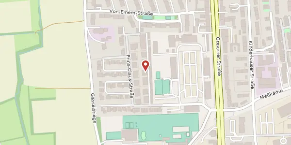 Karte der Umgebung von Prinz-Claus-Str. 42, 48159 Münster