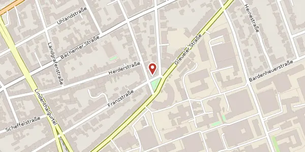 Karte der Umgebung von Leiblplatz 4, 50931 Köln