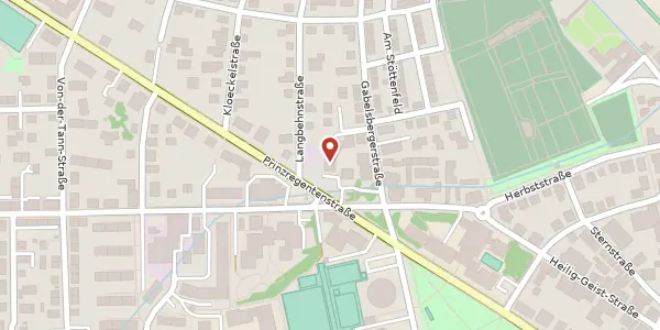 Karte der Umgebung von Heilig-Geist-Str. 68, 83022 Rosenheim