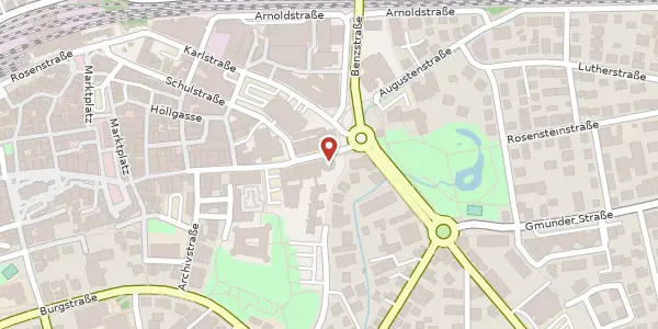 Karte der Umgebung von Johann-Philipp-Palm-Straße 46, 73614 Schorndorf