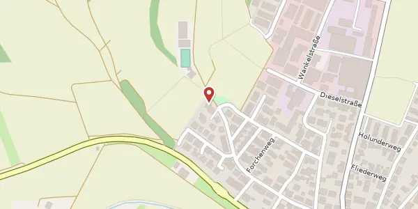 Karte der Umgebung von Tannenstraße 49, 71272 Renningen