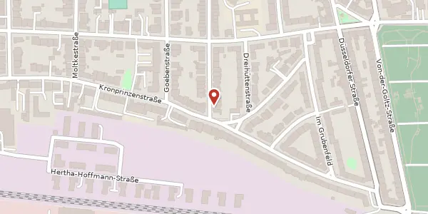 Karte der Umgebung von Bismarckstr. 62, 44135 Dortmund