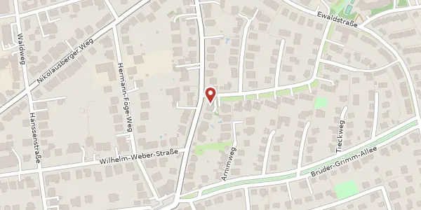 Karte der Umgebung von Düstere-Eichen-Weg 50, 37073 Göttingen