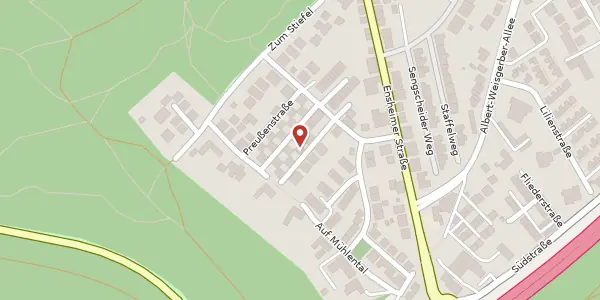 Karte der Umgebung von Preußenstraße 17, 66386 St. Ingbert