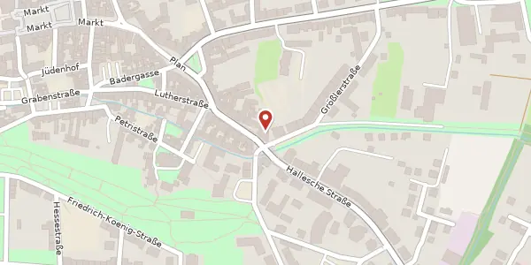 Karte der Umgebung von Hallesche Str. 17, 06295 Lutherstadt Eisleben