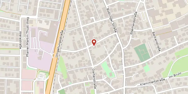 Karte der Umgebung von Alemannenstraße 13, 71088 Holzgerlingen