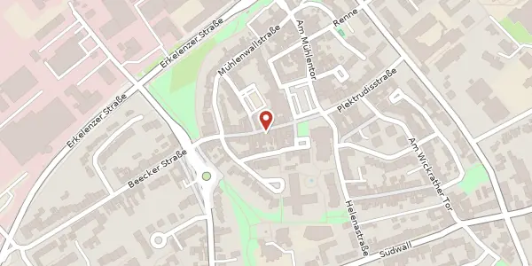 Karte der Umgebung von Beecker-Str. 25, 41179 Mönchengladbach