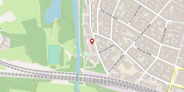 Karte der Umgebung von Badstr. 42, 90762 Fürth