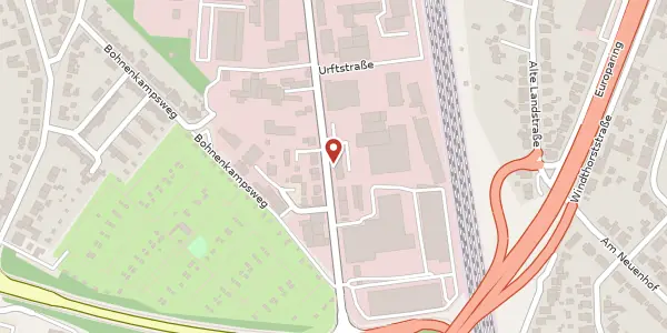 Karte der Umgebung von Overfeldweg 63, 51371 Leverkusen