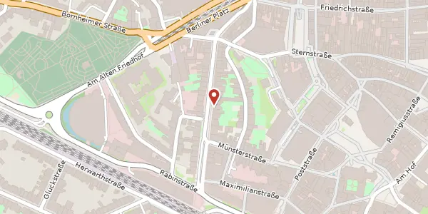 Karte der Umgebung von Thomas-Mann-Str. 45, 53111 Bonn