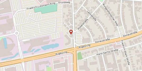 Karte der Umgebung von Darmstädter Straße 73, 65428 Rüsselsheim