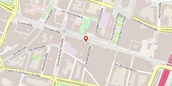 Karte der Umgebung von Königstr. 42, 47051 Duisburg