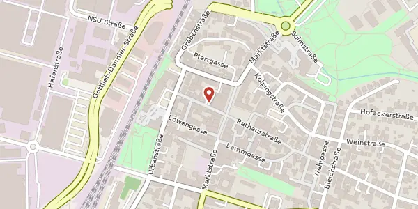 Karte der Umgebung von Schloßgasse 4, 74172 Neckarsulm