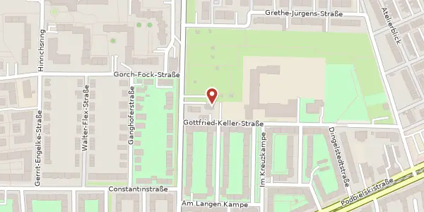 Karte der Umgebung von Spannhagenstraße 34, 30655 Hannover