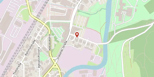 Karte der Umgebung von Leßkestraße 1, 01705 Freital