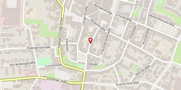 Karte der Umgebung von Schöffengasse 19, 41751 Viersen