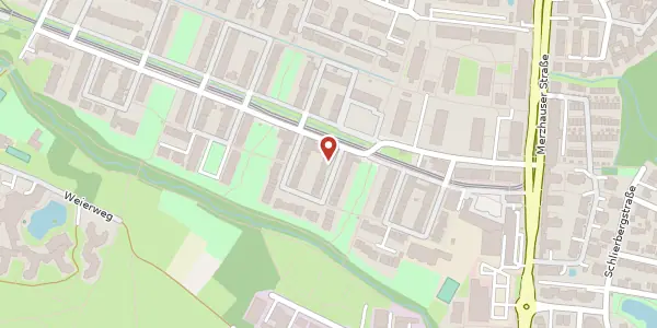 Karte der Umgebung von Gerda-Weiler-Straße 10, 79100 Freiburg im Breisgau