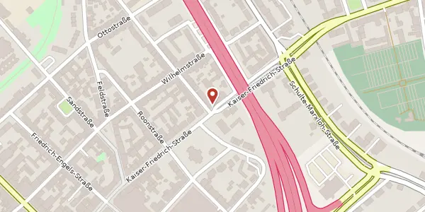 Karte der Umgebung von Kaiser-Friedrich-Str. 41, 47169 Duisburg