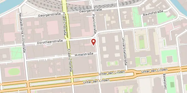 Karte der Umgebung von Charlottenstraße 43, 10117 Berlin