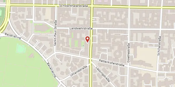 Karte der Umgebung von Paul-Heyse-Str. 28, 80336 München