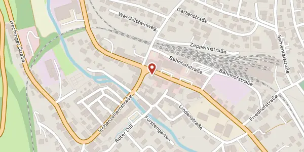 Karte der Umgebung von Sigmaringer Straße 2, 72501 Gammertingen