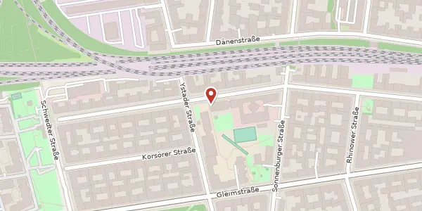 Karte der Umgebung von Kopenhagener Straße 54, 10437 Berlin
