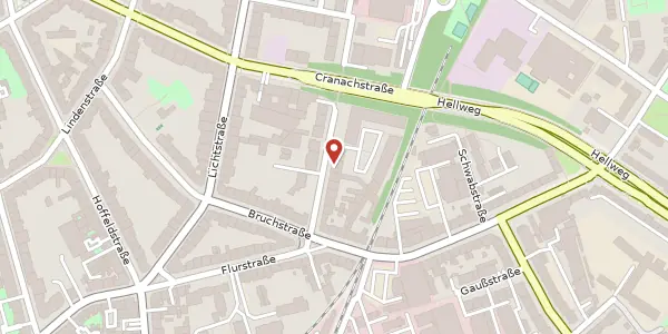Karte der Umgebung von Schwelmer Str. 10, 40237 Düsseldorf