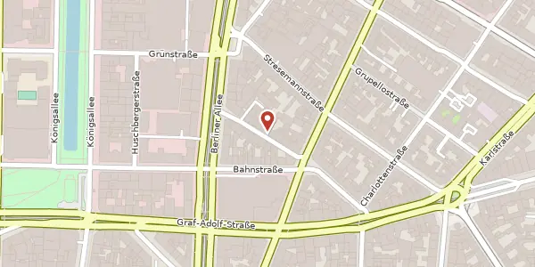 Karte der Umgebung von Alexanderstr. 28, 40210 Düsseldorf