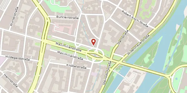 Karte der Umgebung von Maximilianstr. 47, 80538 München