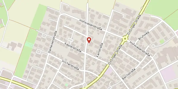 Karte der Umgebung von Jakobstraße 16, 70839 Gerlingen