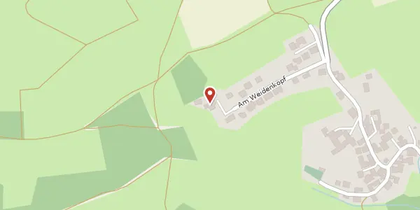 Karte der Umgebung von Am Weidenkopf 21, 64732 Bad König